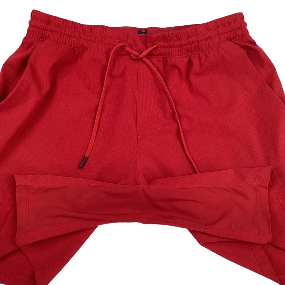 Lululemon Pace Breaker Vented Running Shorts Red